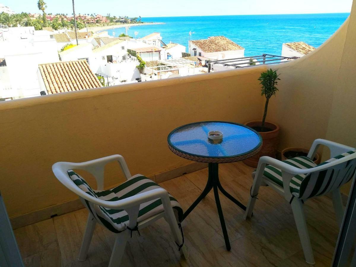Apartamento Casa Cachita-En 1ª línea de playa Estepona Exterior foto